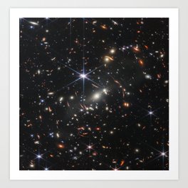 James Webb Telescope via NASA Art Print