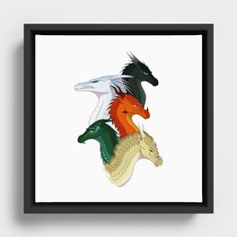 All Wings Of Fire Framed Canvas