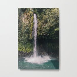 Waterfall | La Fortuna Rio Celeste Costa Rica | Travel Photography Metal Print