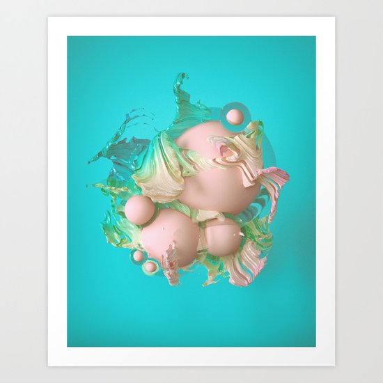 VANILLA BEAN (everyday 08.28.16) Art Print