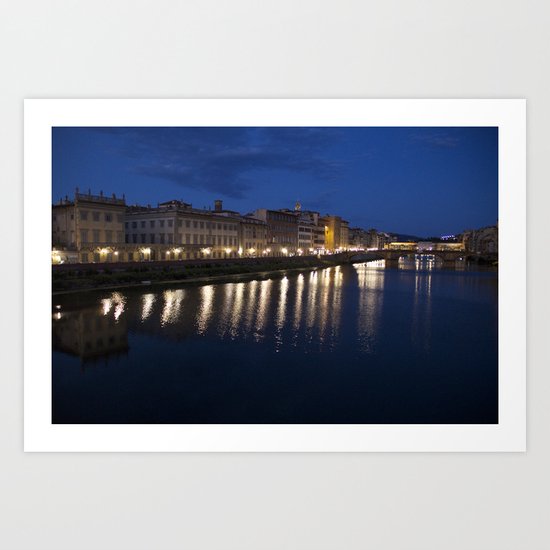 Blue Blue Italy Art Print