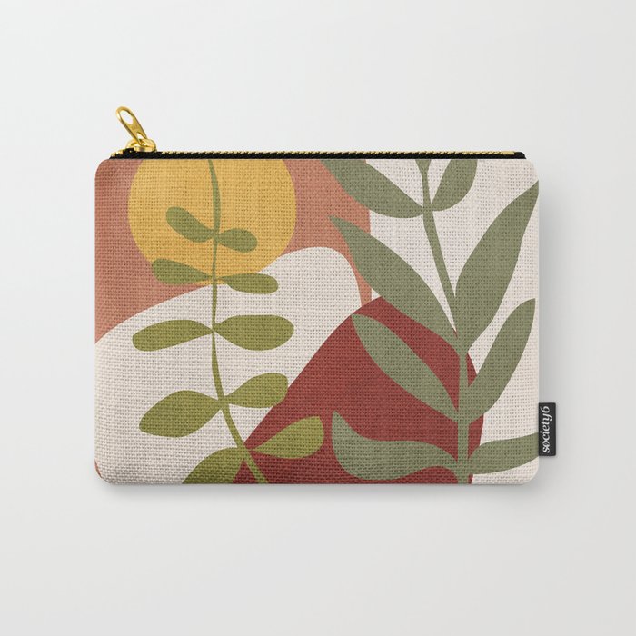 Two Abstract Branches Carry-All Pouch