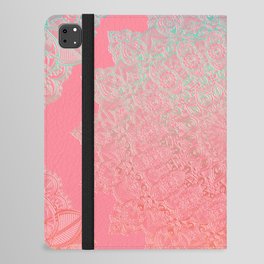 Paradise Pink Mandala Orchard Sunlight Ombre Textiles Decor iPad Folio Case