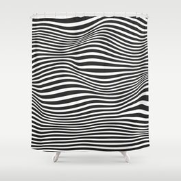 Wavy Shower Curtain