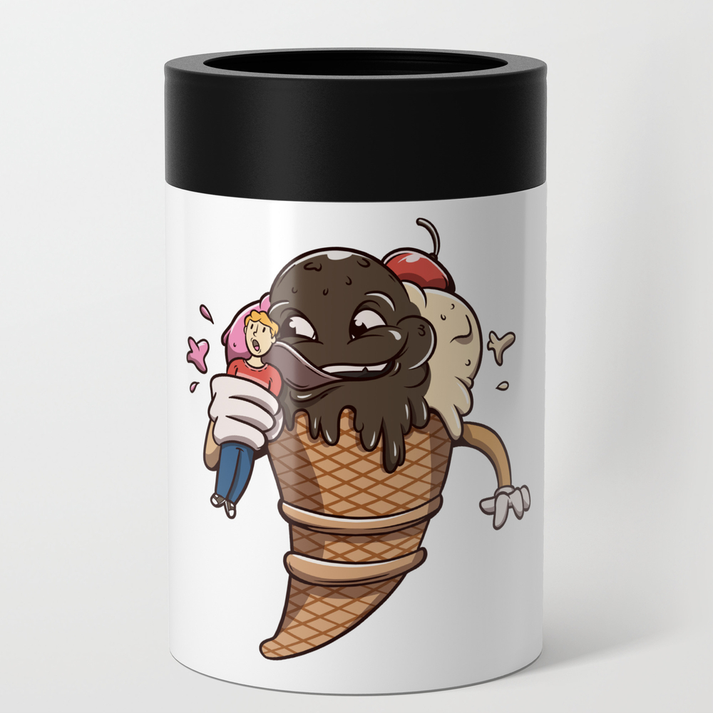 Ice Cream Man Eater Can Cooler by detuli