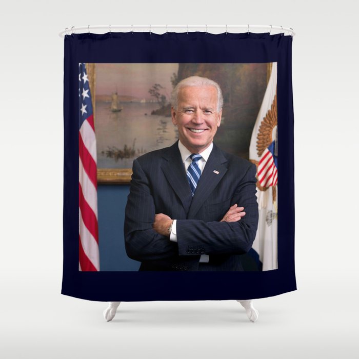 official portrait of Joe Biden Shower Curtain