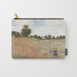 Poppies, Claude Monet, 1873 Carry-All Pouch | Masterpiece, Poppy, Painting, Poppies, Frenchartist, Peintre, Impressionnisme, Monet, Landscape, Impressionism 