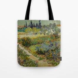 Garden at Arles by Vincent Van Gogh Tote Bag