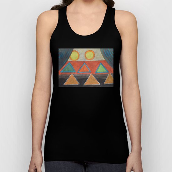 Clear the Stage for the Geometry Show Unisex Tank Top
