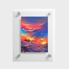 Artic Winds Floating Acrylic Print