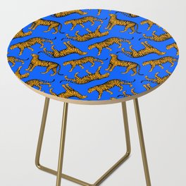 Tigers (Cobalt and Marigold) Side Table