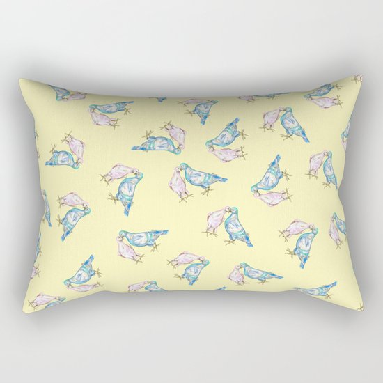 Love Birds Rectangular Pillow