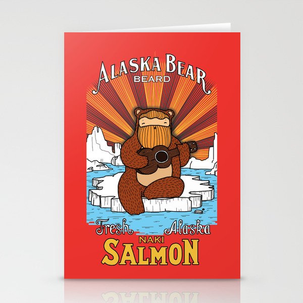 ALASKA berady BEAR Stationery Cards
