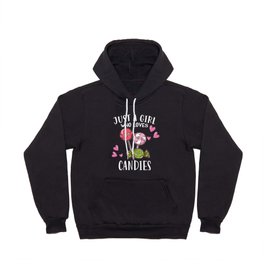 Funny Candy Love Just A Girl Who Loves Candies Hoody