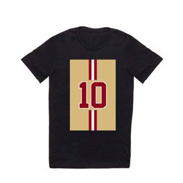 Garoppolo 10 49ers - Gold T Shirt