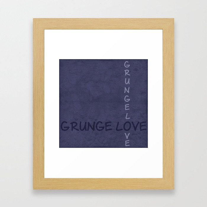 Gunge love 2 Framed Art Print