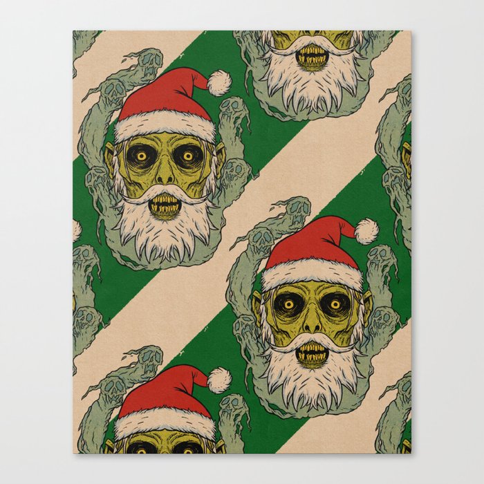 He sees you when you're sleeping... Canvas Print