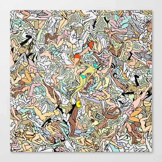 Martians Invasion Canvas Print