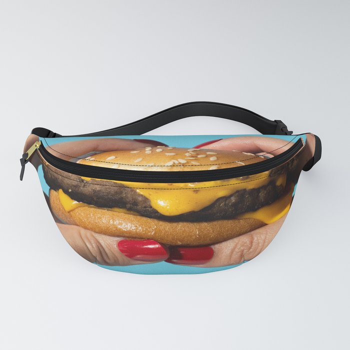 Burger & Red Nails Fanny Pack