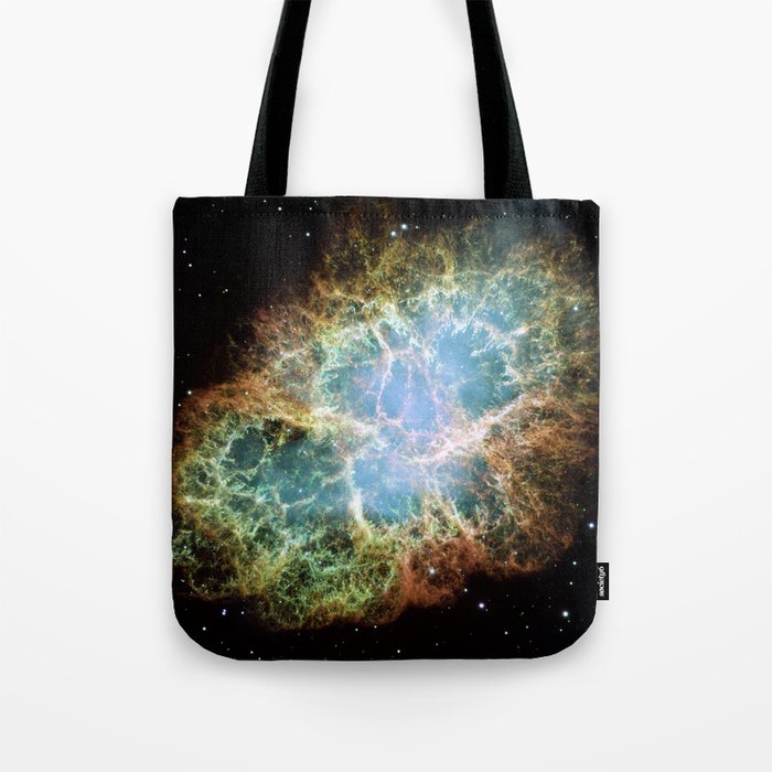 Crab Nebula (Hubble Space Telescope / ESA) Tote Bag