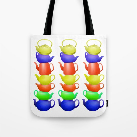 Teapot Pattern Tote Bag