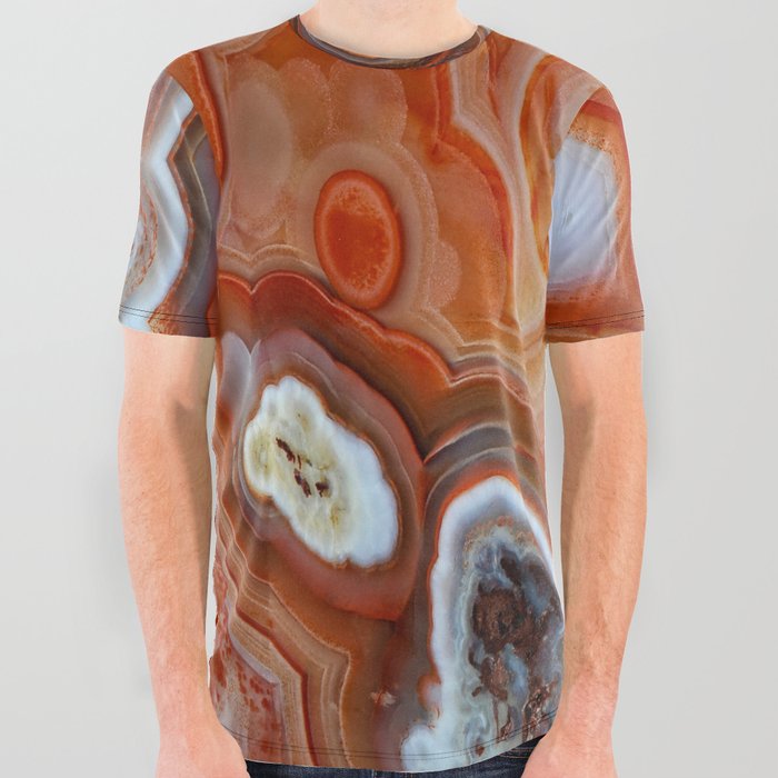 Agate Geode Texture 08 All Over Graphic Tee