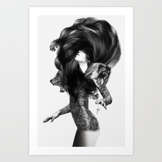 Bear #3 Art Print