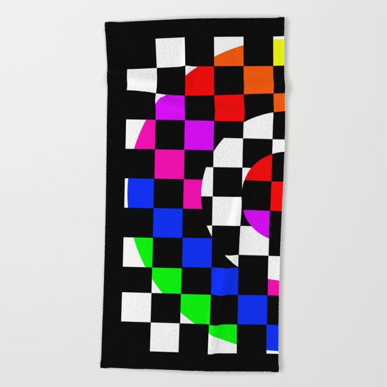 Triggle | Colorful Secret Geomoetry | Play Beach Towel