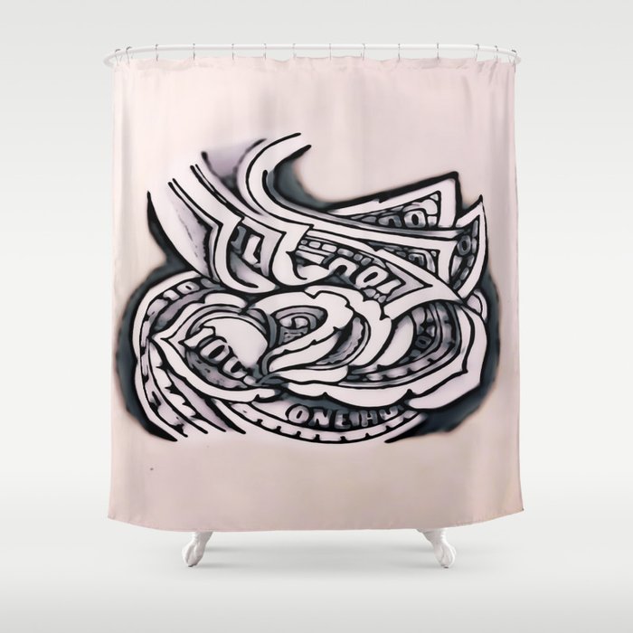 The Root Of All Evil  Shower Curtain
