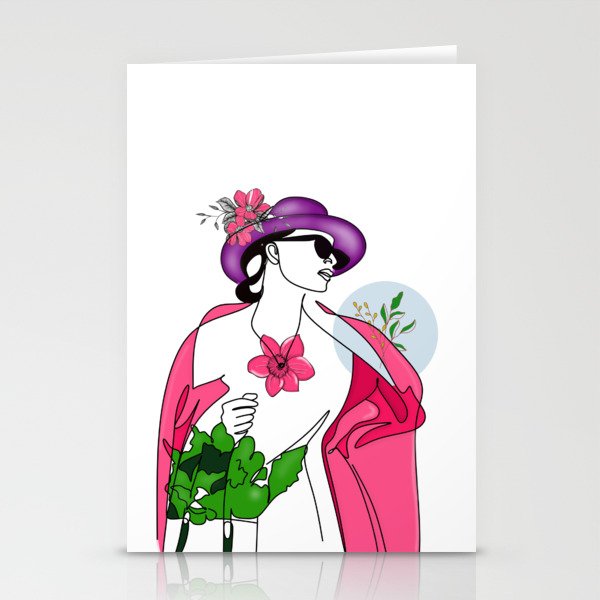  Women Fashion Styles Stationery Cards