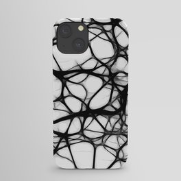 Black neurons iPhone Case