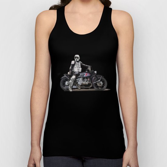 Looking for the drones, Scout Trooper Motorbike Unisex Tank Top