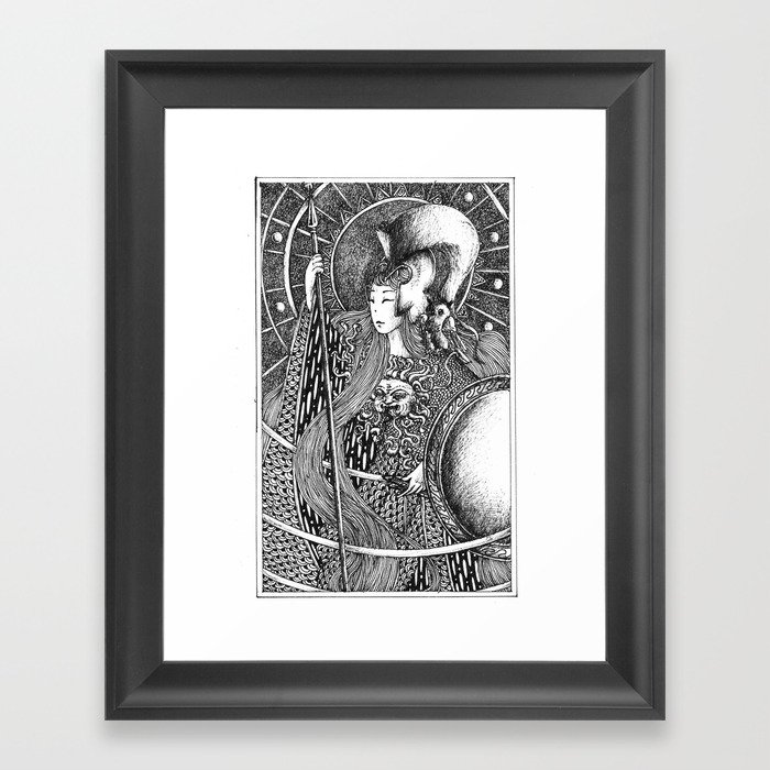 Athena Framed Art Print