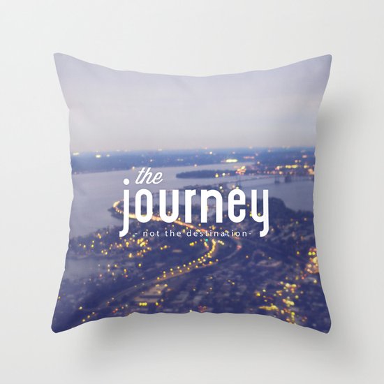 The Journey Throw Pillow