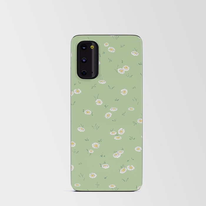 Drifting daisies seamless pattern Android Card Case