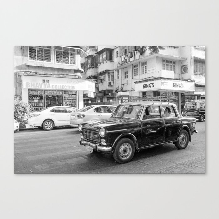 Mumbai Cab Ride Canvas Print