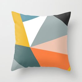 Modern Geometric 33 Throw Pillow