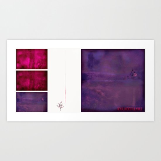 New.Old.Wonderful.World 2013 ~ Bright Art Print