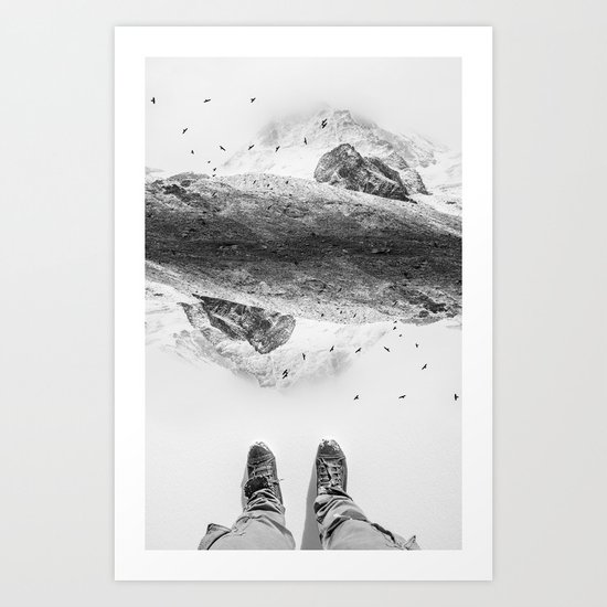 Solid ground Art Print