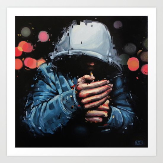 By night Art Print