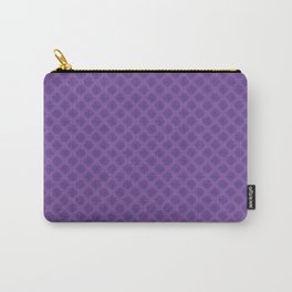 Fuzzy Dots Purple Carry-All Pouch