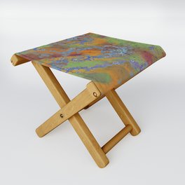 Abstract painting Folding Stool