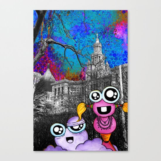 Visitors Canvas Print