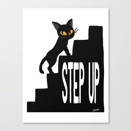 STEP UP Canvas Print