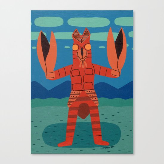 Alien Baltan Canvas Print
