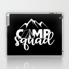 Camp Squad Cool Adventure Quote Campers Laptop Skin