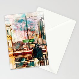 La Mission aka the District Vibe in San francisco Stationery Cards