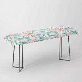 Cheetah Collection – Mint & Pink Bench