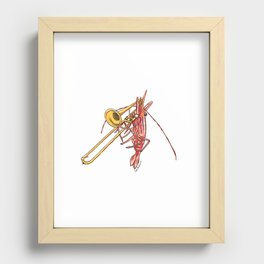 Trombone Shrimp Recessed Framed Print
