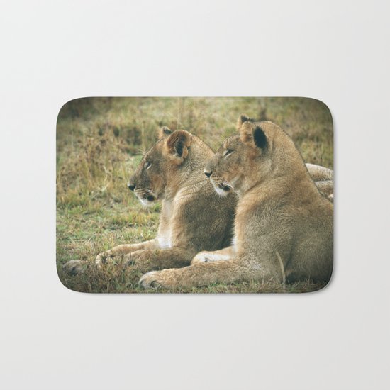 Lion Cub Twins Bath Mat